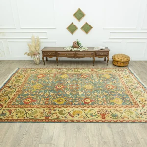 Merda Vintage Hand-Knotted Rug - 2