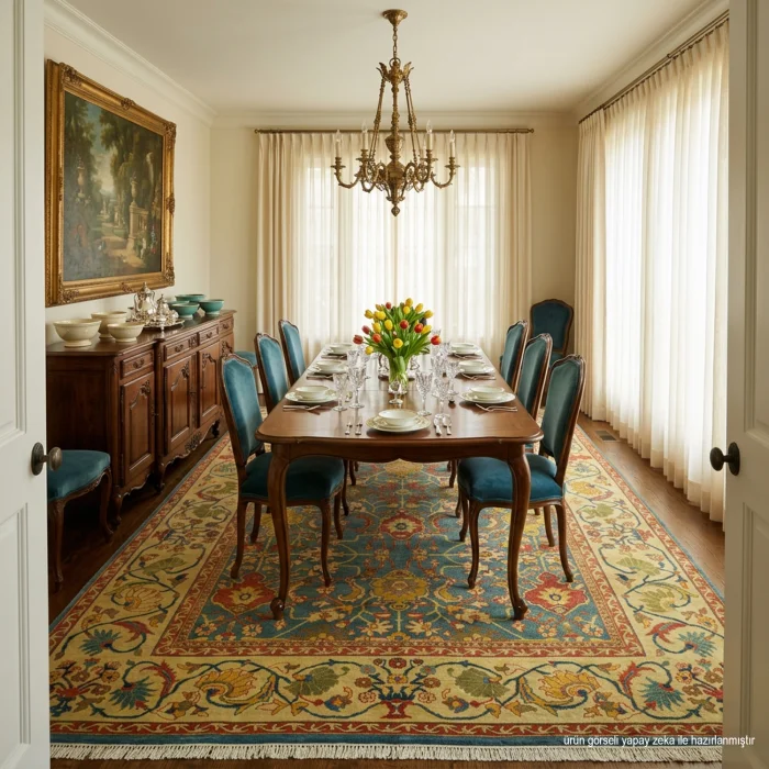 Merda Vintage Hand-Knotted Rug - 3