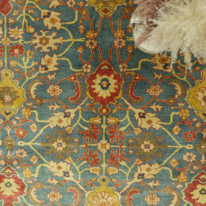 Merda Vintage Hand-Knotted Rug - 4