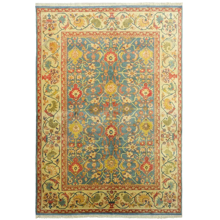 Merda Vintage Hand-Knotted Rug - 1