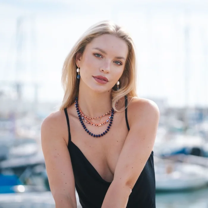 Mathilda Gümüş Zincir Kolye - 5