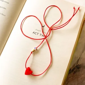 Red String No.3 Kalp Kolye ve Bileklik - 1