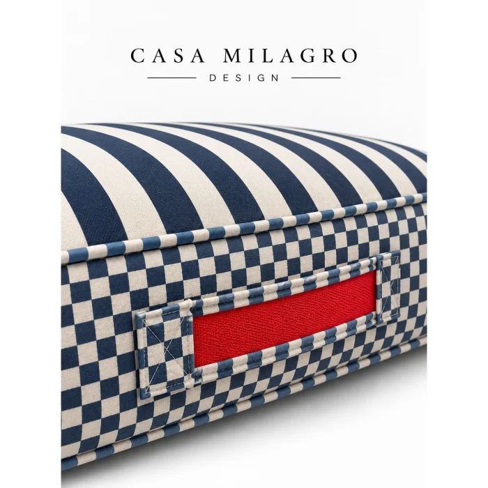 Striped Handcrafted Pet Bed - 4