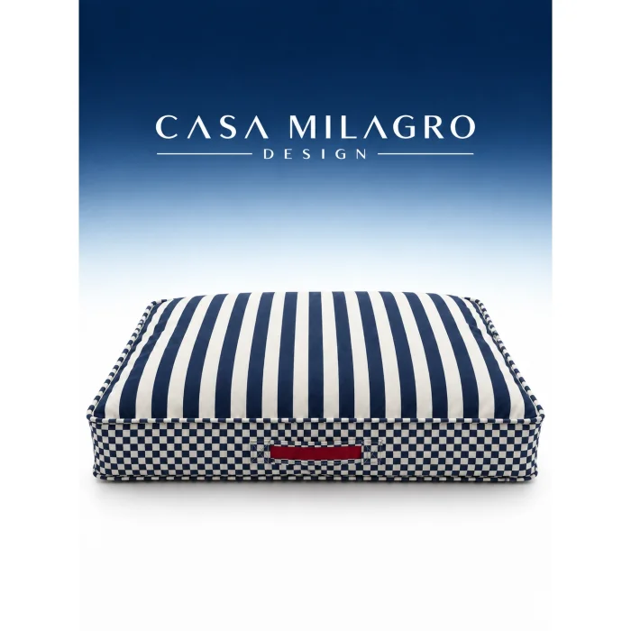 Striped Handcrafted Pet Bed - 5