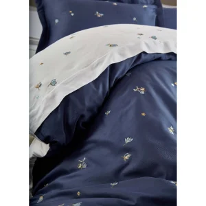 Safran Embroidered Cotton Satin Double Duvet Cover Set - 3