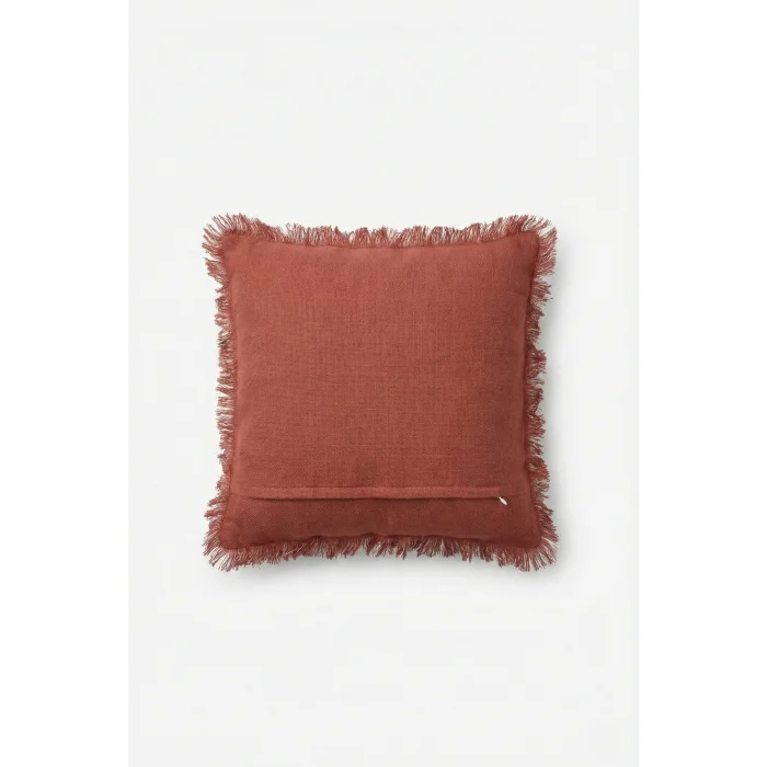 Lyra Striped Fringed Cushion Cover - 2