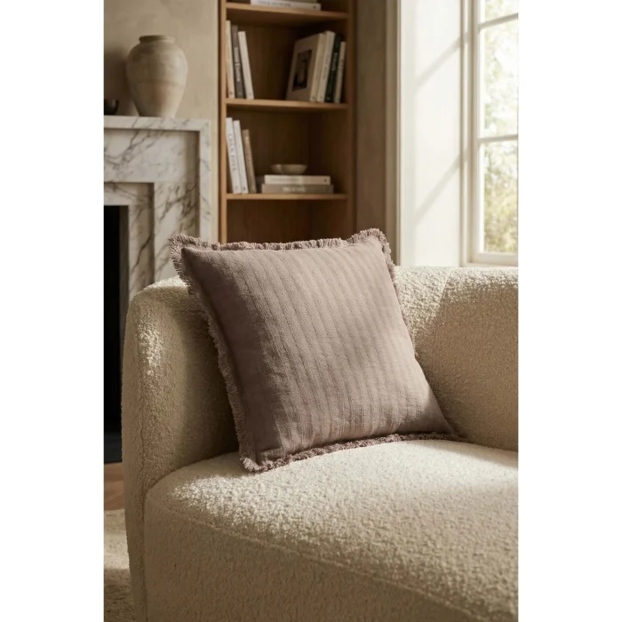 Frig Denim Tassel Detail Cushion Cover - 3