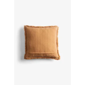 Frig Denim Fringed Cushion Cover - 2