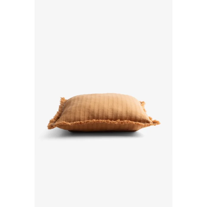 Frig Denim Fringed Cushion Cover - 4