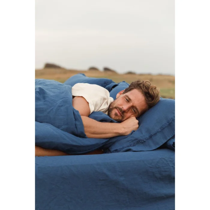 Anika Denim Linen Pillowcase - 2