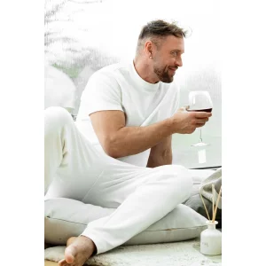 Ira Basic Cream Cotton T-Shirt - 3
