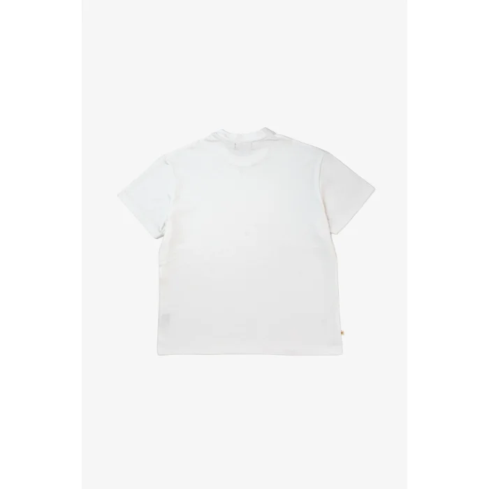 Ira Basic Cream Cotton T-Shirt - 2