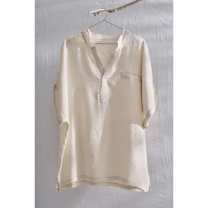 Juan Short Sleeve Beige Men's T-shirt - 7
