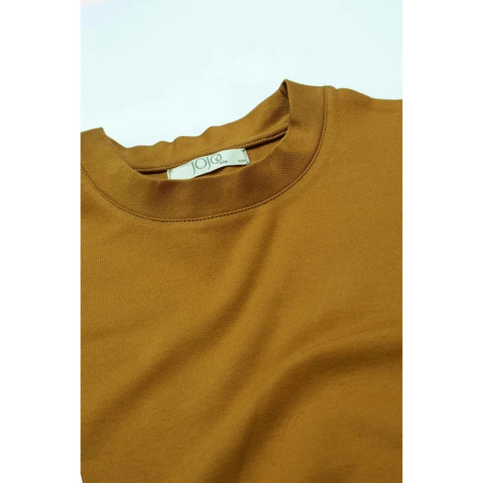 Ira Basic Hardal Terra Cotton T-Shirt - 7