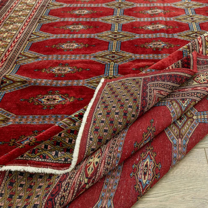 Astra Hand-Woven Turkmen Rug 156x198 Cm - 4
