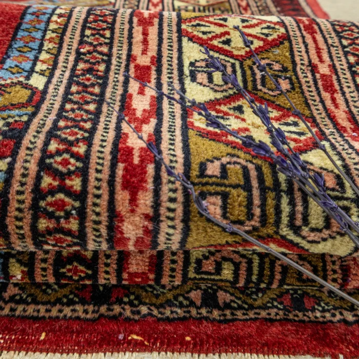 Astra Hand-Woven Turkmen Rug 156x198 Cm - 7