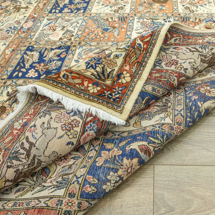 Vintage Hand-Knotted Bertil Persian Rug - 3