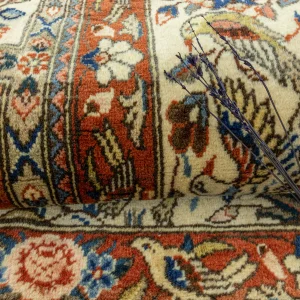 Vintage Hand-Knotted Bertil Persian Rug - 6
