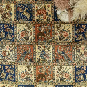 Vintage Hand-Knotted Bertil Persian Rug - 4
