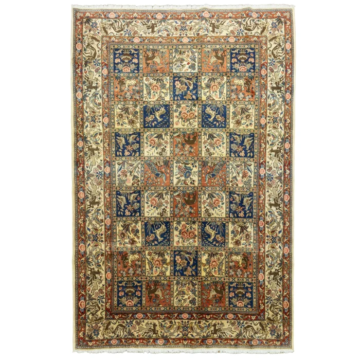 Vintage Hand-Knotted Bertil Persian Rug - 1