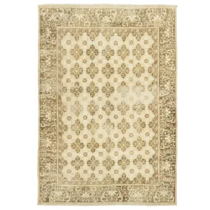 Nil Vintage Hand-Knotted Decorative Rug