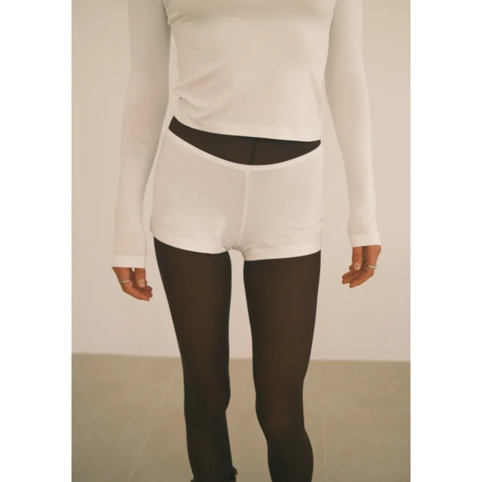 Elastic Waist Mini Shorts - 5