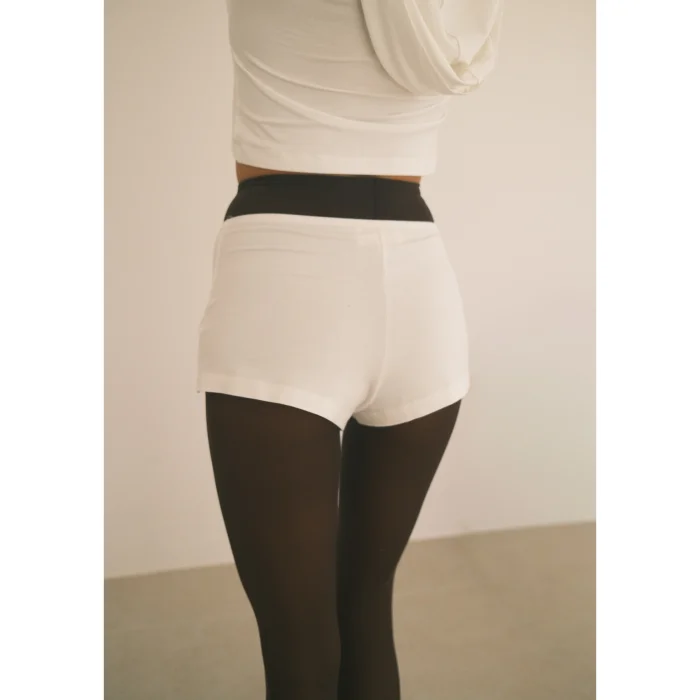 Elastic Waist Mini Shorts - 4