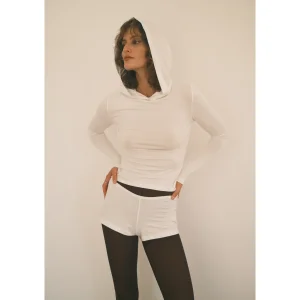Hooded Long Sleeve Blouse - 3