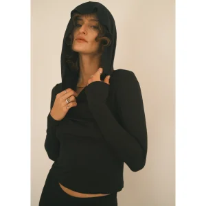 Hooded Long Sleeve Blouse - 6