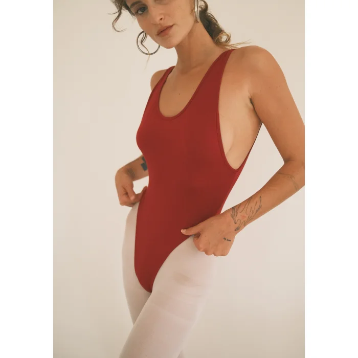 Backless Elastic Bodysuit - 5