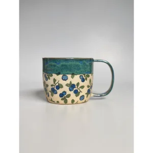 Blueberry Stoneware Mug