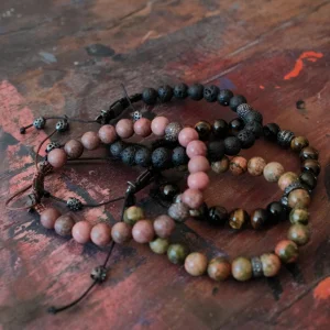 Kazaziye Men's Series Natural Stone Bracelet - 3