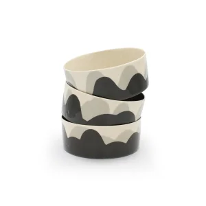Camouflage Glazed Stoneware Seramik Kase - 2