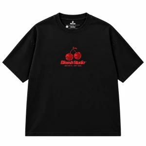 Ma Cherie Siyah Oversize Tişört