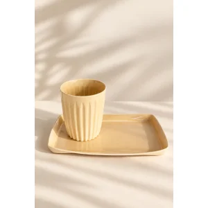 Lily Stoneware Sarı Espresso Bardak Takımı