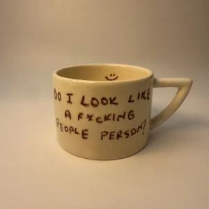 Handmade People Person Seramik Kupa - 1