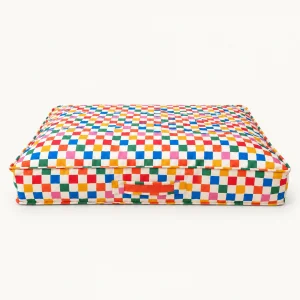 Checkered Colorful Pet Bed
