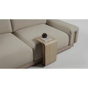 Atelier Noir Arm Solid Walnut Side Table - 3