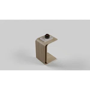 Atelier Noir Arm Solid Walnut Side Table - 2