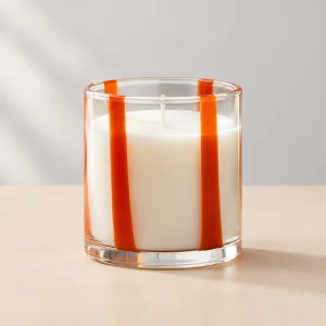 10x10 Cm Red Murano Candle - 1