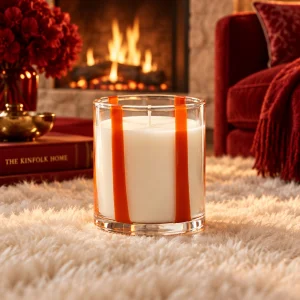 10x10 Cm Red Murano Candle - 3