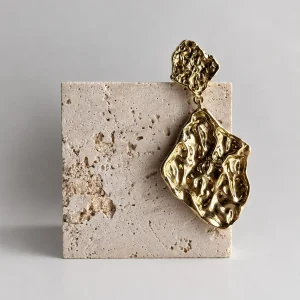Cube Travertine Jewelry Stand (Set of 3) - 1