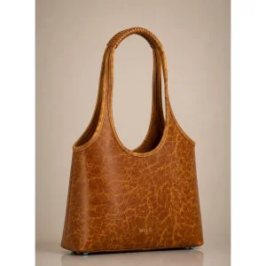 Cognac Vintage Tote Omuz Çantası