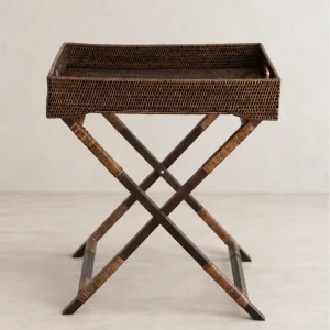 Natural Rattan Butler Tray Coffee Table - 2