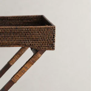 Natural Rattan Butler Tray Coffee Table - 5