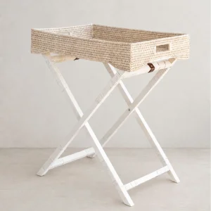 Natural Rattan Butler Tray Coffee Table - 1