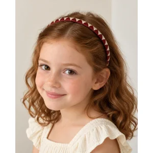 Geometric Woven Ribbon Headband - 2