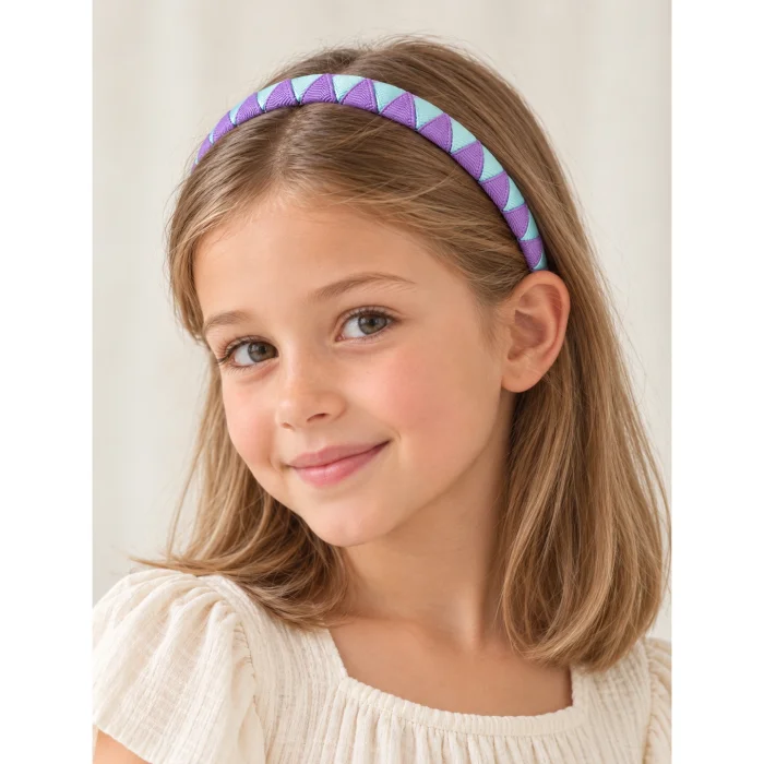 Geometic Braided Detail Hair Band - 2