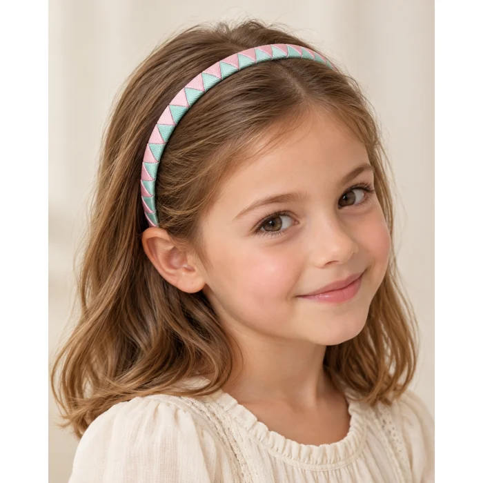 Geometric Braided Hair Band - 2