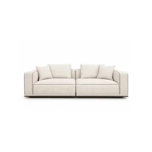 Elara Fabric Upholstered Three-Seater Sofa - 2